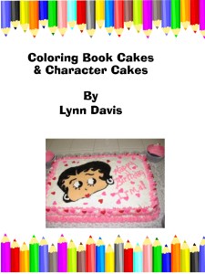 Coloring Book Cake Kindle Cover