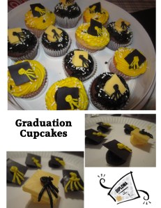 Grad cupcakes