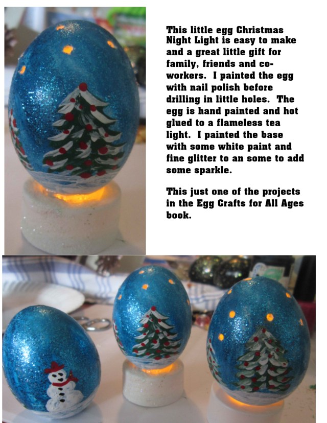 Egg xmas night light