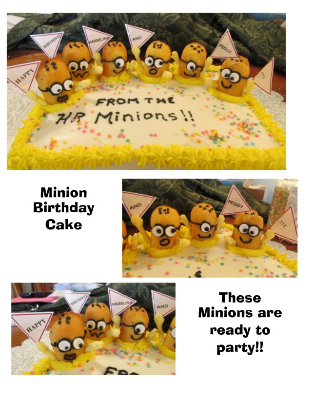 minion bd cake