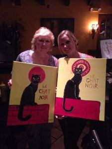 kelly wine and painting