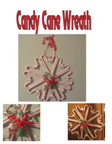 Candy Cane Wreath