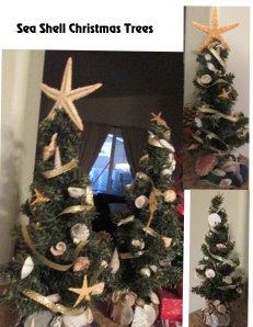 Sea Shell Christmas Trees