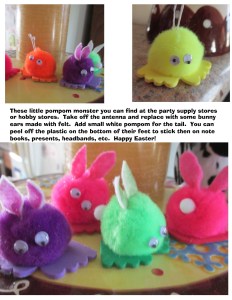 Monster Bunny Pompom