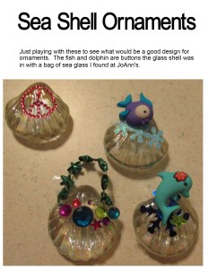 Sea Shell ornaments